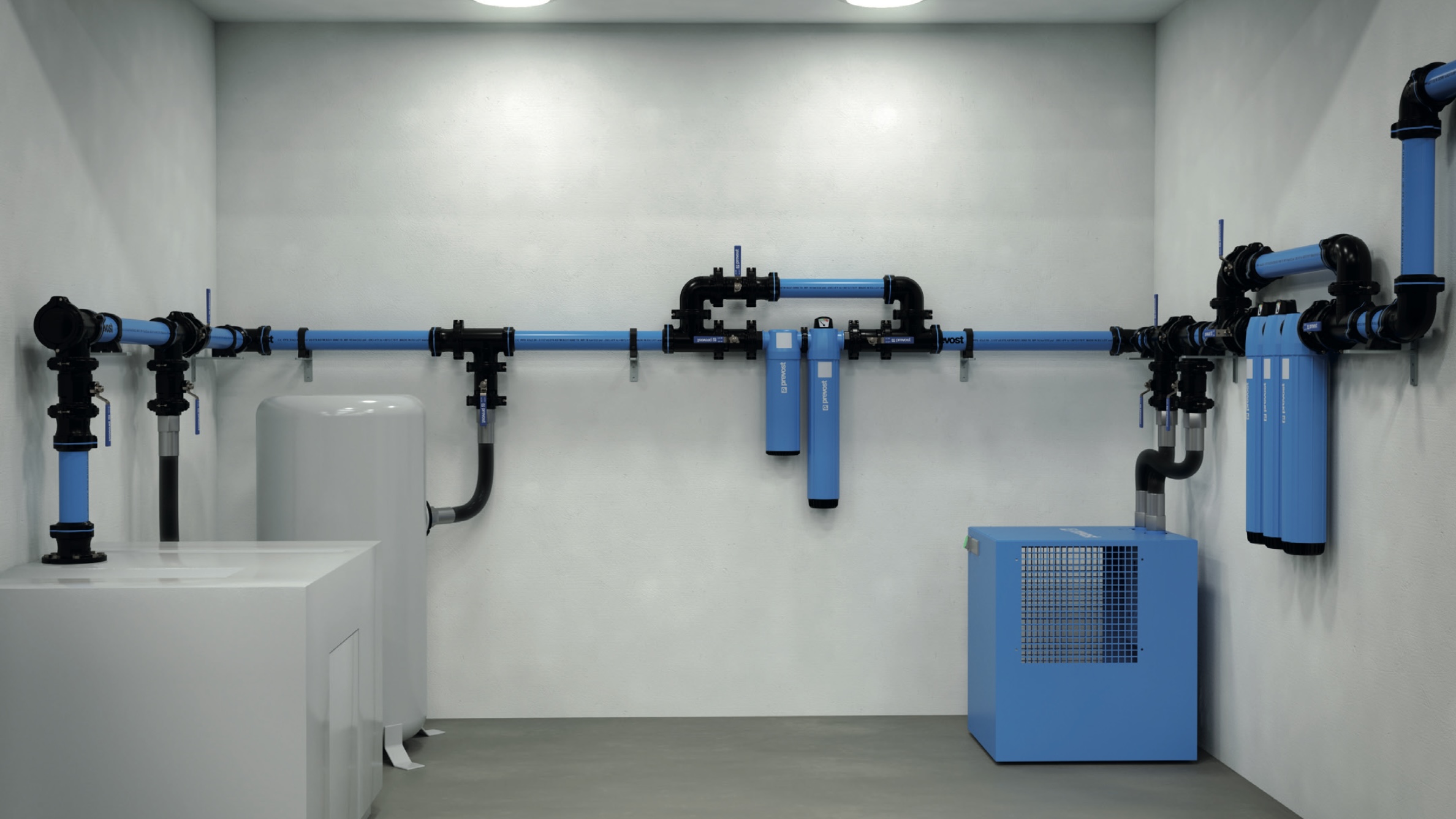 Delmon compressed-air-system